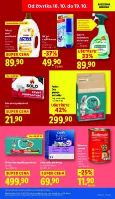 akční leták Lidl 16.10.2025-19.10.2025