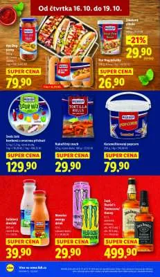 akční leták Lidl 16.10.2025-19.10.2025
