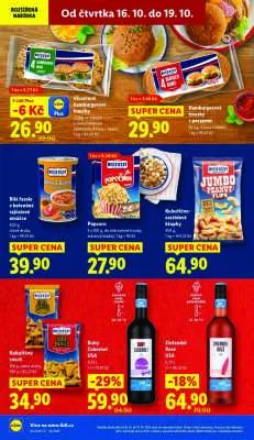 akční leták Lidl 16.10.2025-19.10.2025