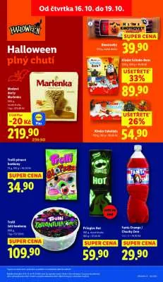 akční leták Lidl 16.10.2025-19.10.2025