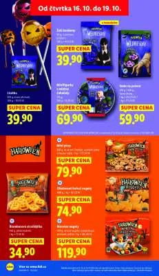akční leták Lidl 16.10.2025-19.10.2025