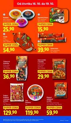 akční leták Lidl 16.10.2025-19.10.2025
