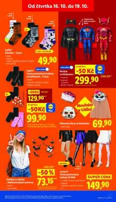 akční leták Lidl 16.10.2025-19.10.2025