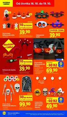 akční leták Lidl 16.10.2025-19.10.2025