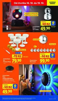 akční leták Lidl 16.10.2025-19.10.2025