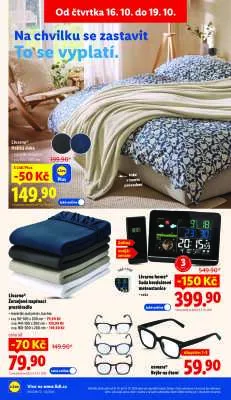 akční leták Lidl 16.10.2025-19.10.2025