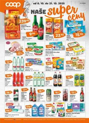 akční leták COOP 8.10.2025-14.10.2025