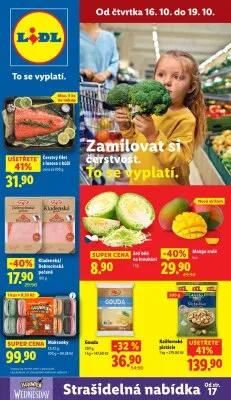 akční leták Lidl 16.10.2025-19.10.2025