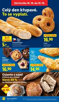 akční leták Lidl 16.10.2025-19.10.2025