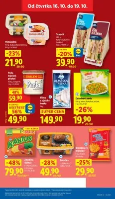 akční leták Lidl 16.10.2025-19.10.2025