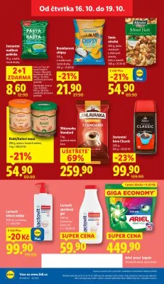 akční leták Lidl 16.10.2025-19.10.2025