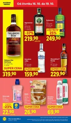 akční leták Lidl 16.10.2025-19.10.2025