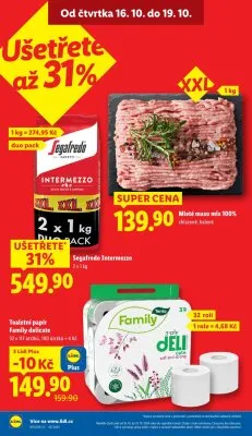 akční leták Lidl 16.10.2025-19.10.2025