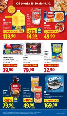 akční leták Lidl 16.10.2025-19.10.2025