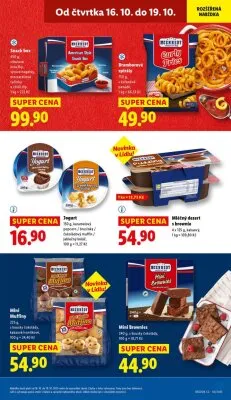 akční leták Lidl 16.10.2025-19.10.2025