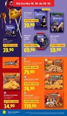akční leták Lidl 16.10.2025-19.10.2025