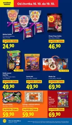 akční leták Lidl 16.10.2025-19.10.2025