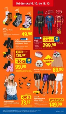 akční leták Lidl 16.10.2025-19.10.2025