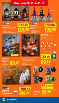 akční leták Lidl 16.10.2025-19.10.2025