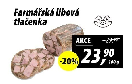 Tlačenka farmářská libová