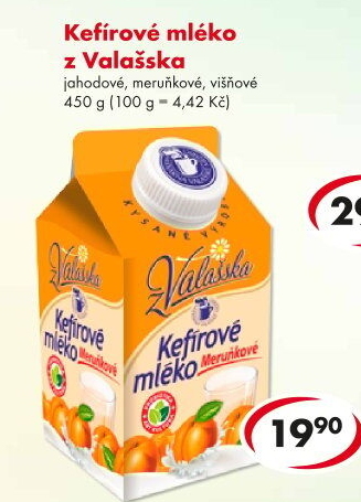 Kefírové mléko ochucené Mlékárna Valašské Meziříčí