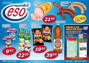 akční leták ESO MARKET 15.10.2025-26.10.2025