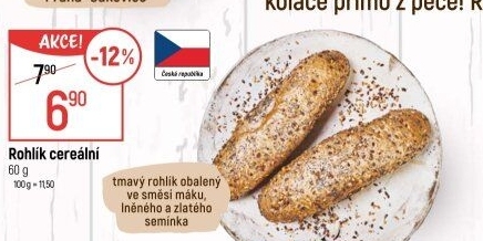 Cereální rohlík
