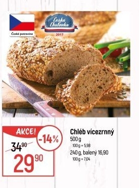 Chléb vícezrnný
