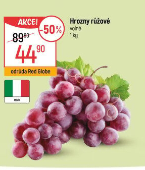 Hrozny růžové