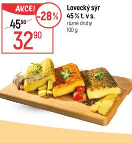 Sýr lovecký 45%