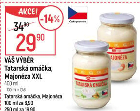 Tatarská omáčka Váš Výběr