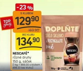 Instantní kávy Nescafé