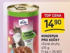 Konzerva pro kočky AVE