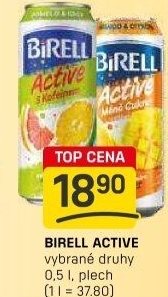 Nealkoholické pivo ochucené Active Birell