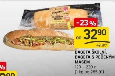 Obložená bageta