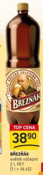 Pivo světlé výčepní 10° Březňák