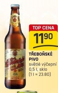Pivo světlé výčepní Třeboňské Bohemia Regent