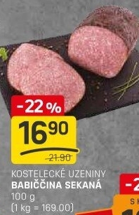 Sekaná babiččina Kostelecké uzeniny