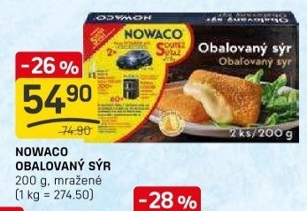 Sýr obalovaný mražený Nowaco