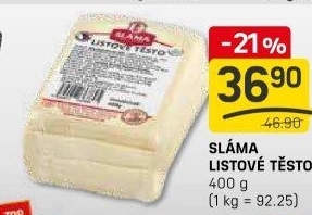 Těsto listové Sláma