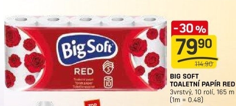 Toaletní papír 3vrstvý Big Soft