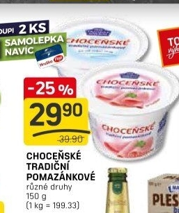 Tradiční pomazánkové Choceňské
