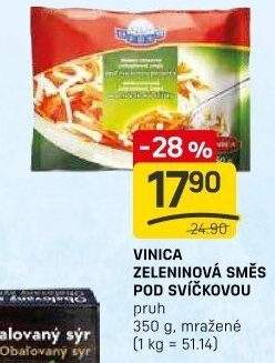 Zeleninová směs pod svíčkovou mražená Vinica