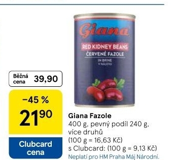 Fazole Giana