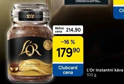 Instantní kávy L'