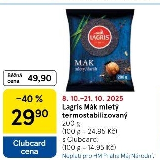 Mák mletý Lagris