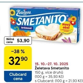 Sýr tavený Smetanito Želetava