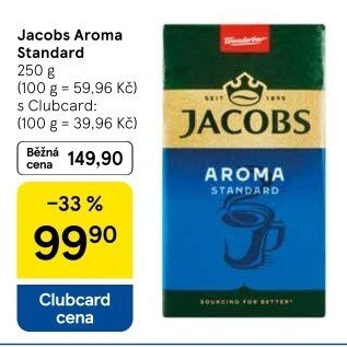 Mletá káva Jacobs Aroma Standard