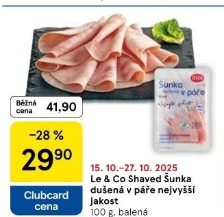 Šunka dušená nejvyšší jakosti LE&amp