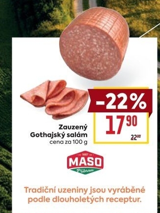 Gothajský salám zauzený Maso Příbram